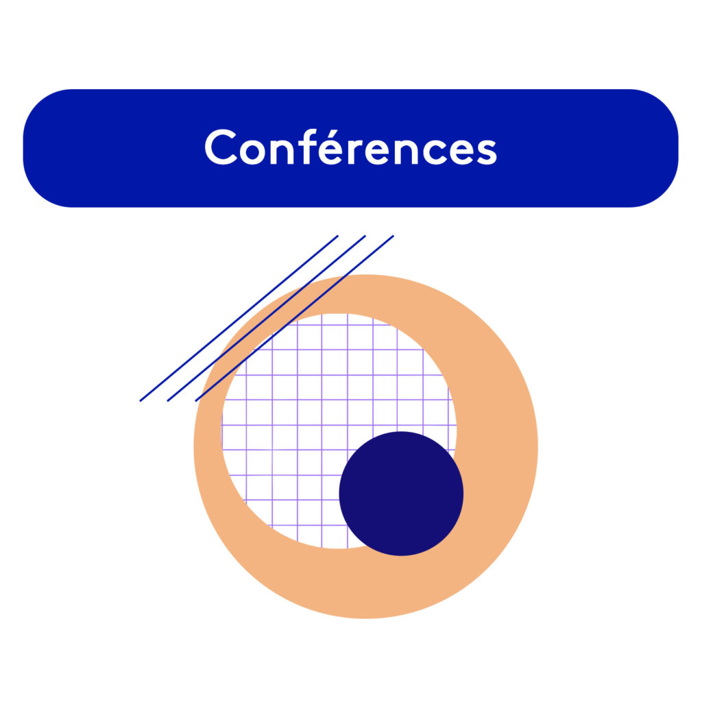 icône représentant "conférences"